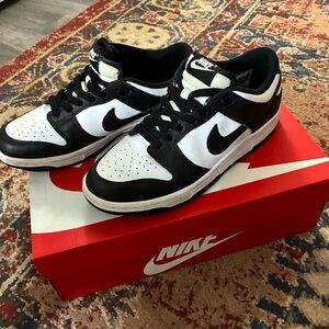 Nike Dunk Low Retro Black White Panda 7 Youth